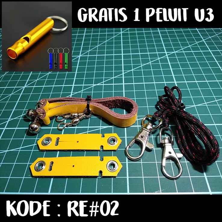 Angklet Set Burung Hantu Javan Owlet GRATIS Peluit U3