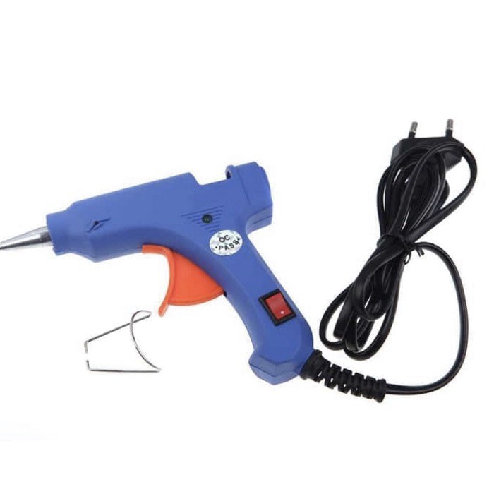 Lem Tembak Hot Melt Glue Gun 20 watt Switch On Off