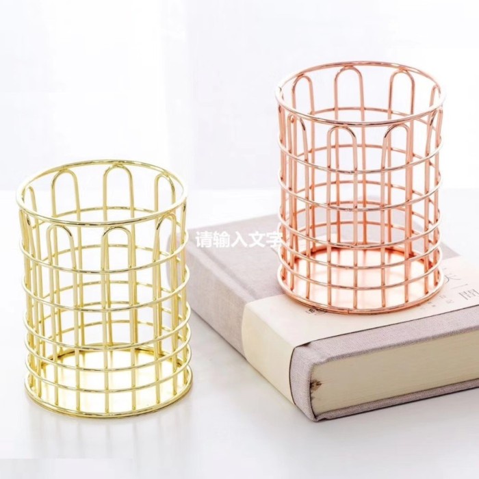 

Wire pen Holder Office Stationery Pencil Stand / Tempat pulpen Serbagu