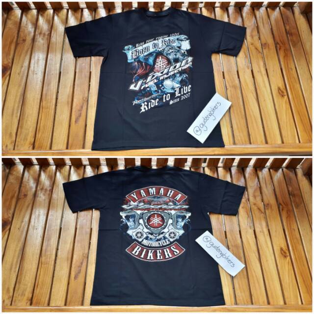 Kaos yamaha vixion 009 motor bikers yvci club komunitas riders brotherhood