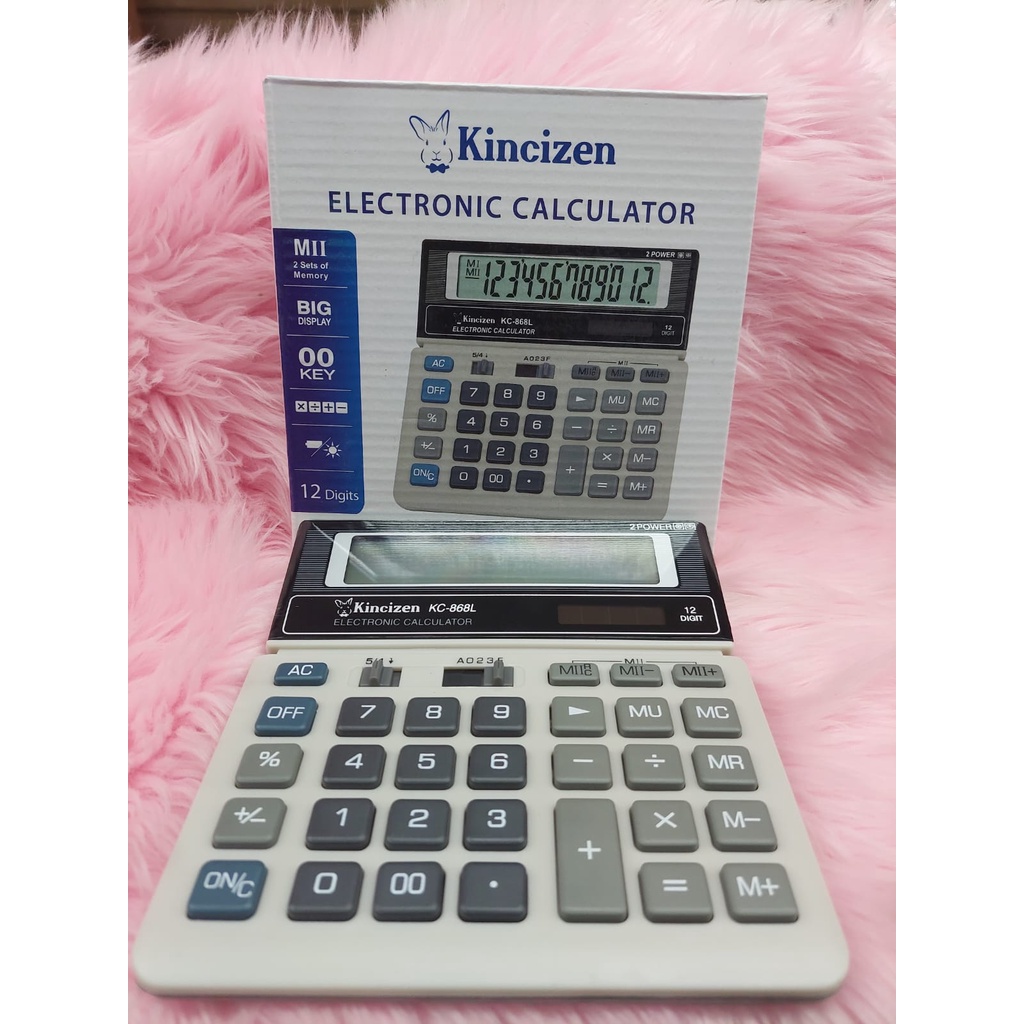 

tyvf Calculator Citizen SDC-868L 12 dit - Kalkulator Desktop Meja Kantor SDC 868L