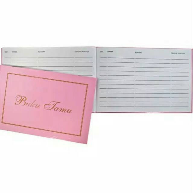 Buku Tamu / Buku Daftar Tamu Undangan