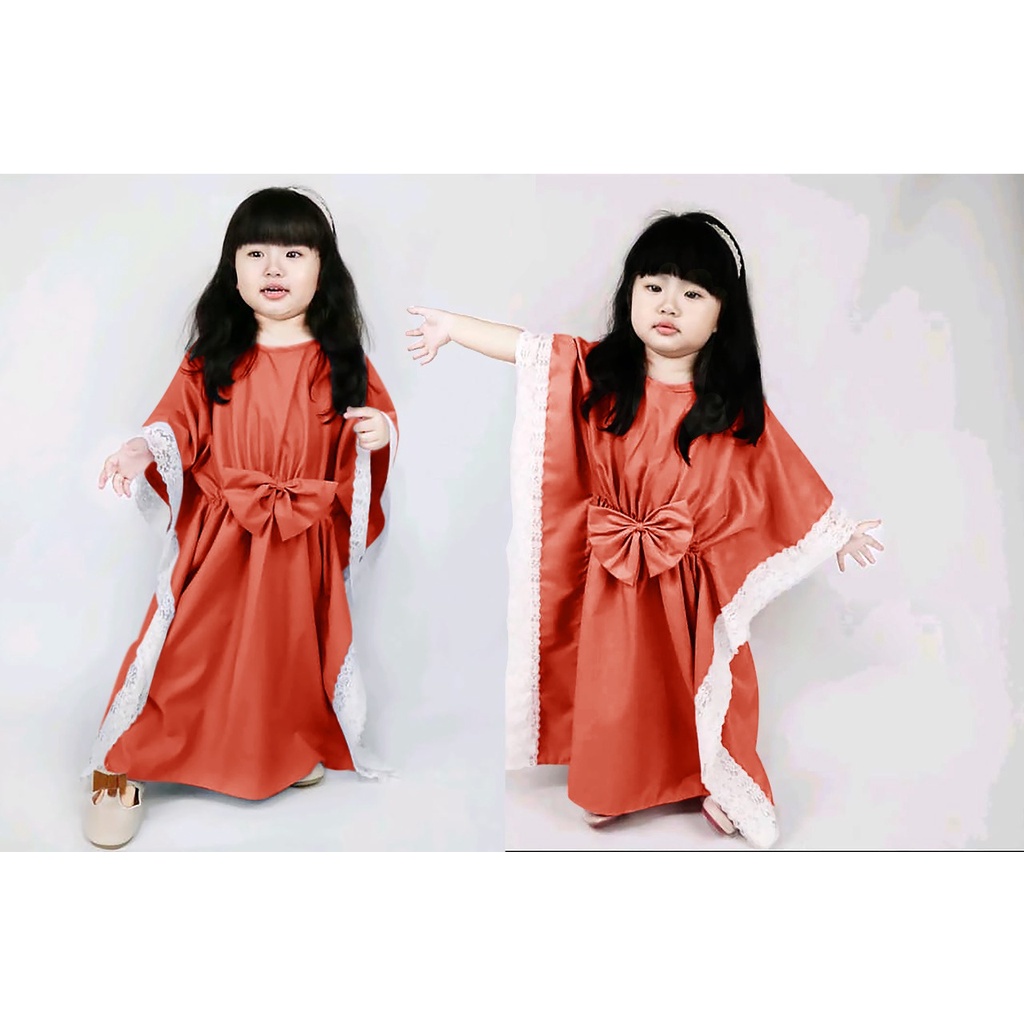 FenishaStore Baju Kaftan Anak ANDREA Kid’s Usia 3-5 Tahun Kaftan Kekinian Viral Bisa Bayar Ditempat COD