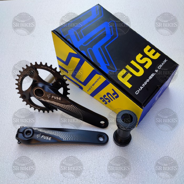 Crank Crankset Chainwheel SINGLE 32T / 34T HT 2 HOLLOWTECH 2 FUSE CR