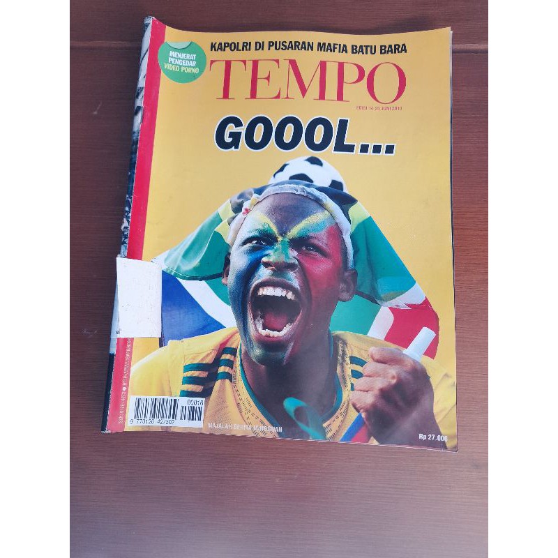Majalah Mingguan Politik Tempo No.3916 Ed 14-20 JUNI 2010 ( Bekas Original & Segel)