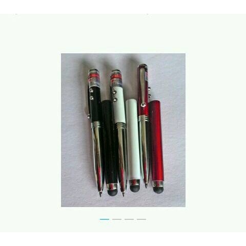 

Produk Unggulan Bulpen Stylus Multifungsi (4In1) Laser Light Pen Dan Stylus Trendi