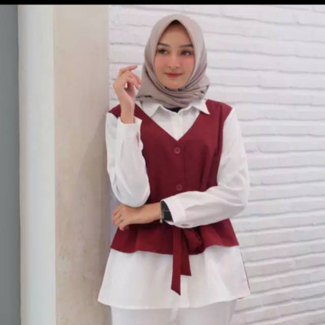 Alicia Set Blouse Black Size L by Aii Collection