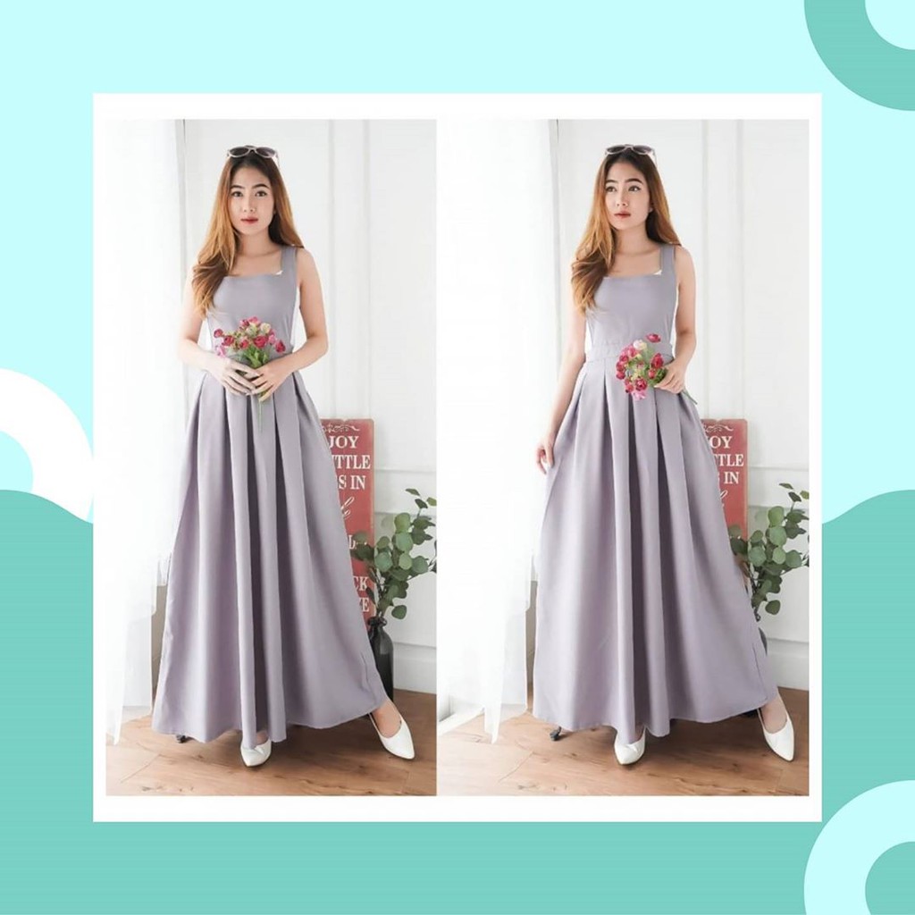 OVERALL WANITA OVERALL DRESS PANJANG JUMPSUIT PANJANG JS612