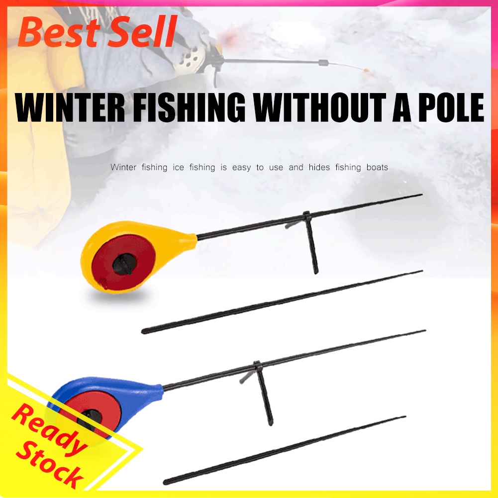 Ice Fishing Rod Winter Outdoor Sport Lakes Portable Fishing Ultralight Pole