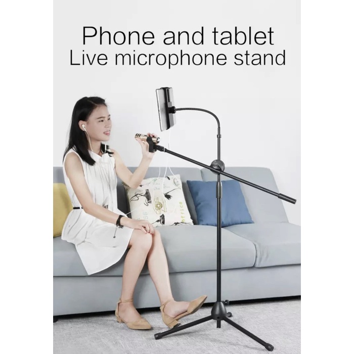 TRIPOD HP MIC/TRIPOD TABLET MIC/TRIPOD MICROPHONE/MICROPHONE STAND/MIC