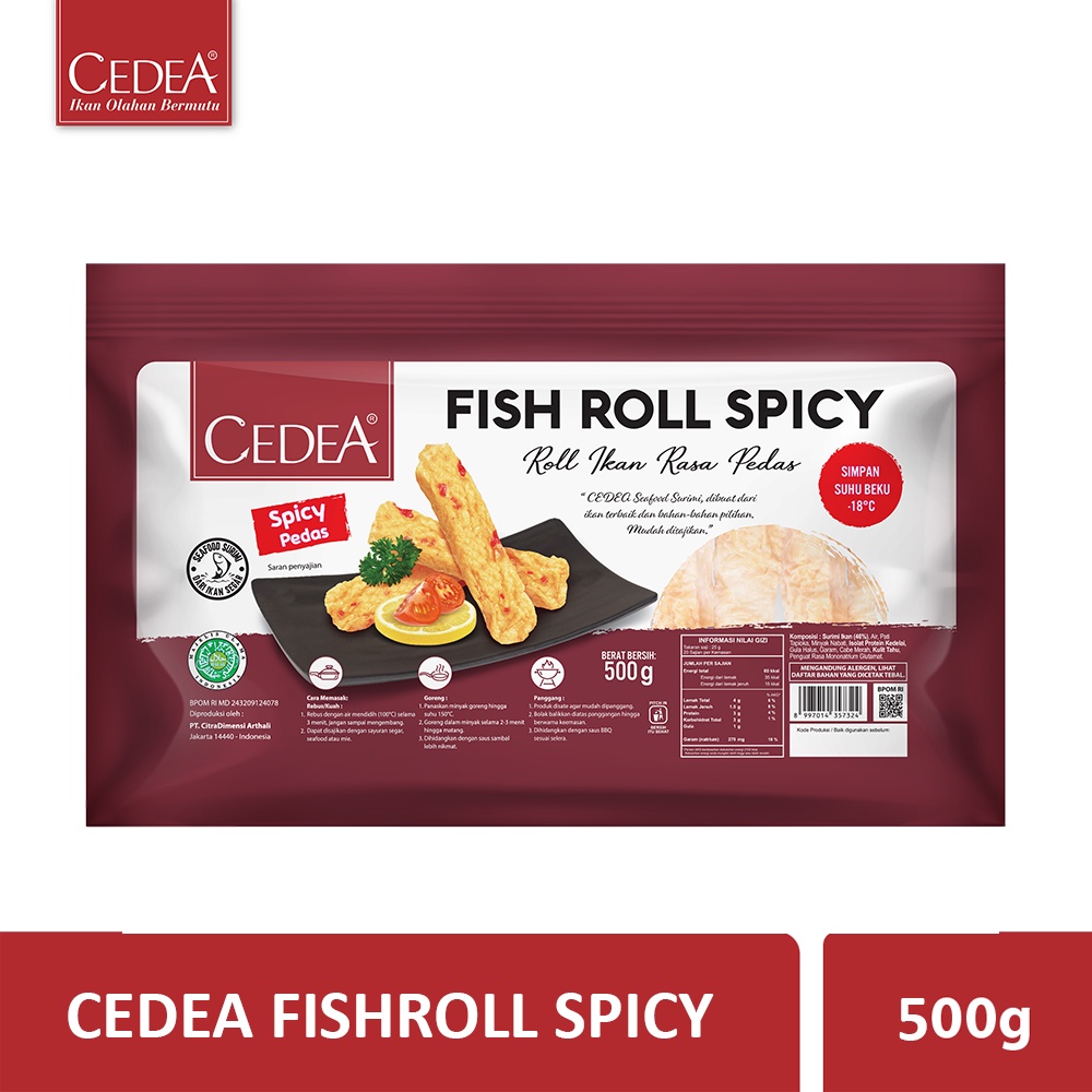 

Cedea Fish Roll Spicy/ Pedas 500g