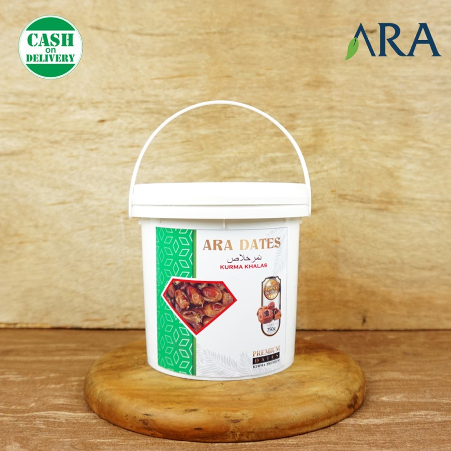 KURMA KHALAS ARA DATES EMBER 750 GRAM PREMIUM KEMTAN