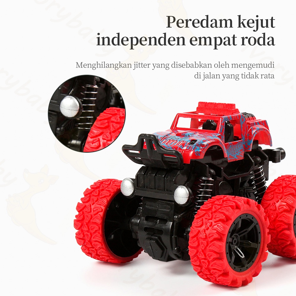 Ivorybaby Mainan anak monster zap off road4 drive inertial bigfoot mainan mobil truck power