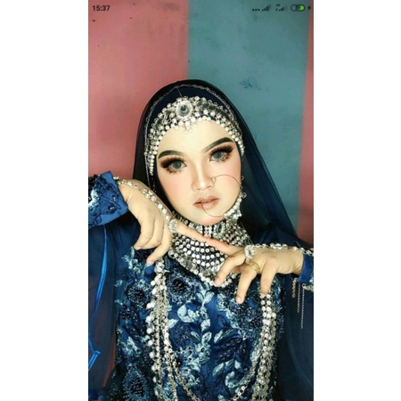 TERLARIS TERMURAH BEST SELLER BRIDAL INDIA/SET KALUNG PENGANTIN/ACC INDIA JODHA/AKSESORIS INDIA