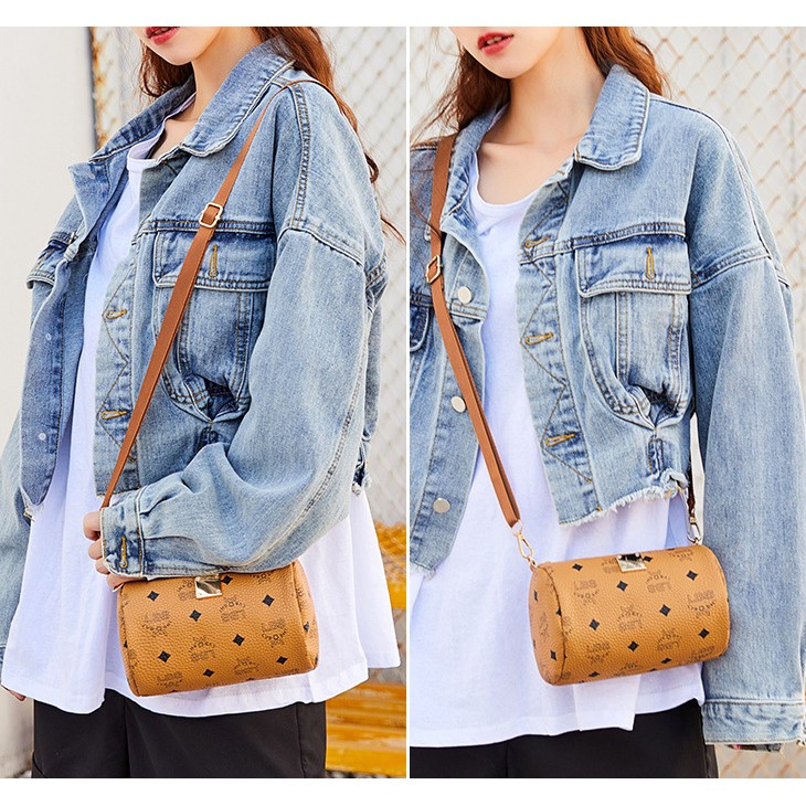 DEJI -  (BULAT) Tas Selempang LBS / Tas Fashion / Tas Cewek / Sling Bag / Tas Import Batam