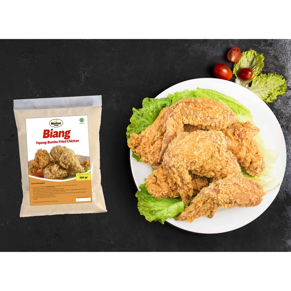 

TEPUNG KENTUCKY FRIED CHICKEN - Biang 250 gr bisa untuk 3 ekor ayam