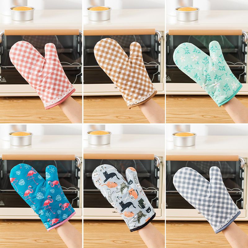 Cotton Mitten kitchen gloves / sarung tangan masak / baking gloves