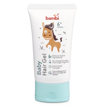 Bambi Hair Gel Minyak Rambut Bayi Usia 6+ Ukuran 50 ml