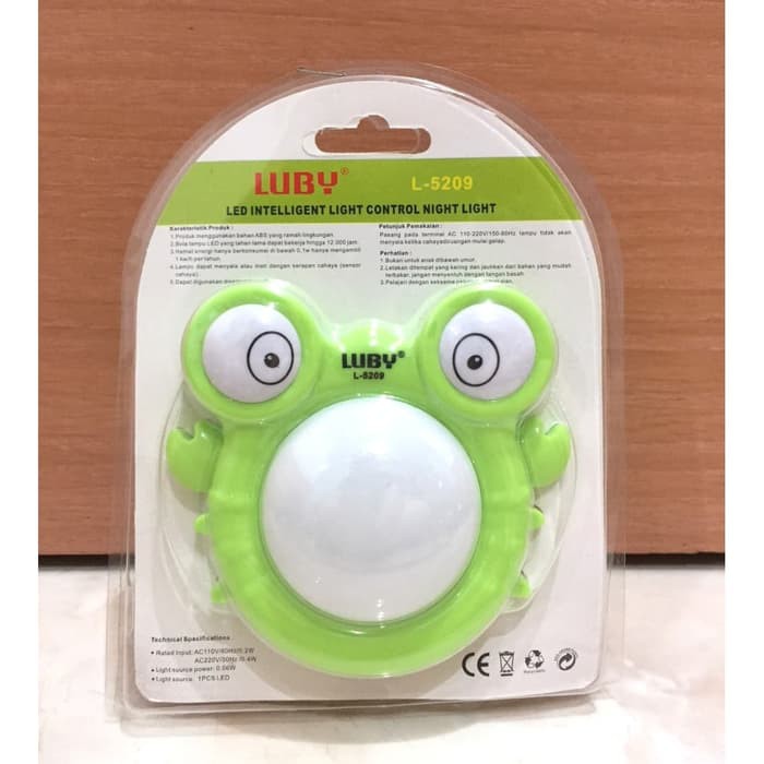 FREE Ongkirr  Lampu Tidur LUBY L-5203 Lampu Tidur LED Sensor Cahaya Lucu Kamar Anak murah