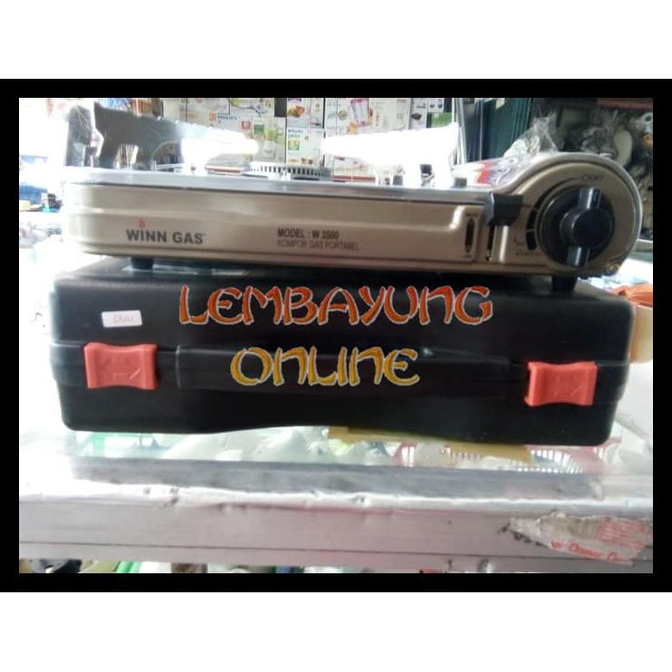 ORI WINN GAS W-3500 Kompor Gas Portable 2in1 Stainless Stell