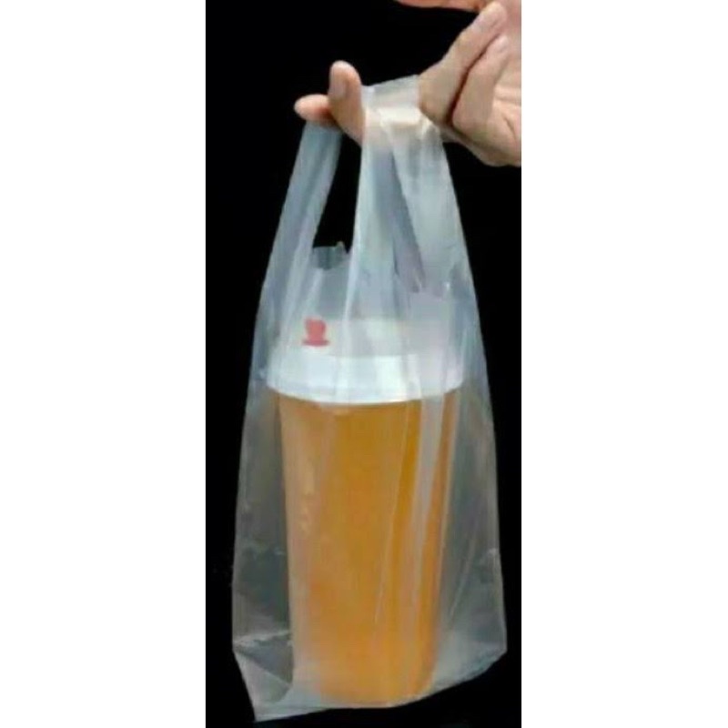 kresek pop ice / kresek gelas cup