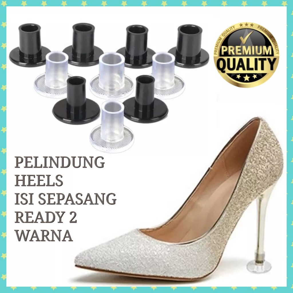 SATU PASANG PELINDUNG SEPATU HEELS ANTI SLIP SOL SEPATU HEELS ANTI LICIN ANTI SLIP INSOLE