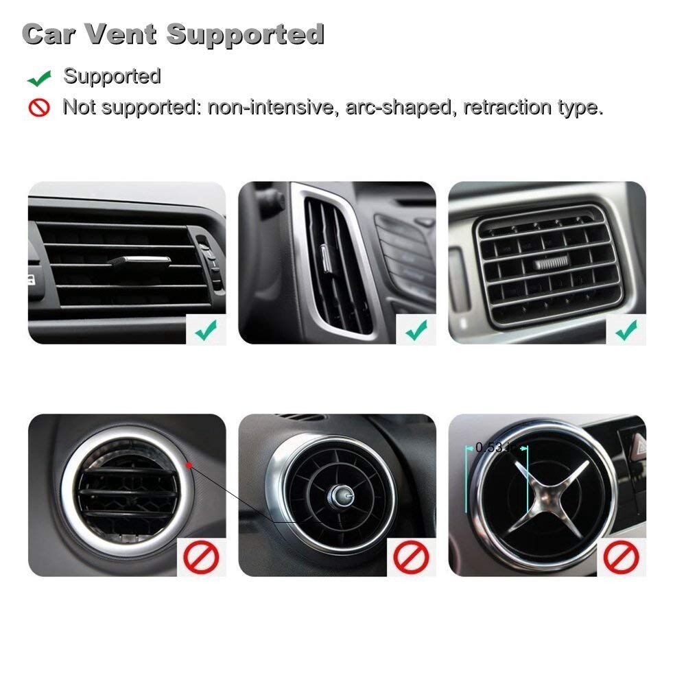 Car tablet holder   Car vent double bracket    Car vent pc bracket   Car phone holder    Mobile phone holder for car vent    Stretching mobile phone holder   Suitable for 4 to 12.9 inches ipad mini Pro Air Samsung Galaxy Tab Xiaomi Huawei