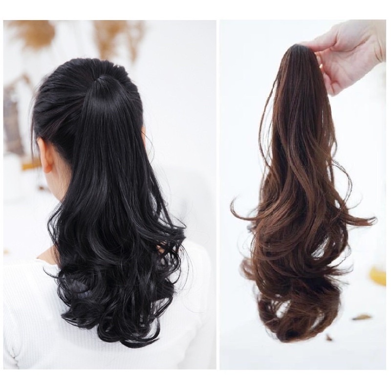 PONYTAIL JEPIT CURLY PANJANG / PONYTAIL Keriting PANJANG / KUNCIRAN EKOR KUDA CURLY / PONYTAIL JEPIT GELOMBANG / PONYTAIL JEPIT WAVE WAVY HAIR / FAKE HAIR / JEPITAN EKOR KUDA RAMBUT PALSU / TIE TALI PONYTAIL/ FAKEHAIR / HAIRCLIP / KUNCIRAN RAMBUT PALSU