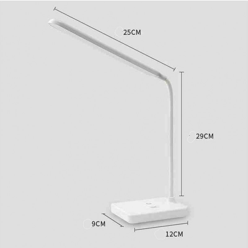 Lampu Meja Belajar Kerja Digad Desk Lamp 30 LED Rechargeable