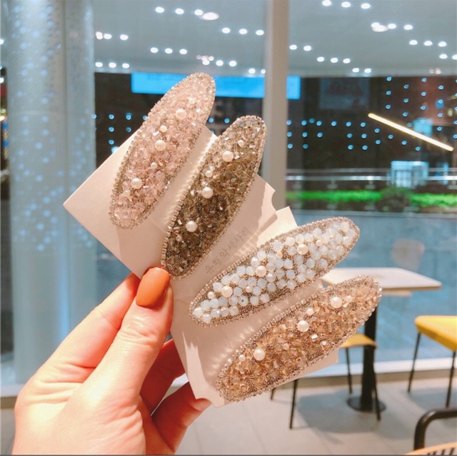 Jepit rambut stone crystal jepitan rambut korea jepit rambut kristal