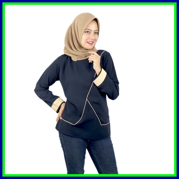 Pakaian Wanita / Atasan / Blouse muslim wanita Blous niki / atasan wanita muslim