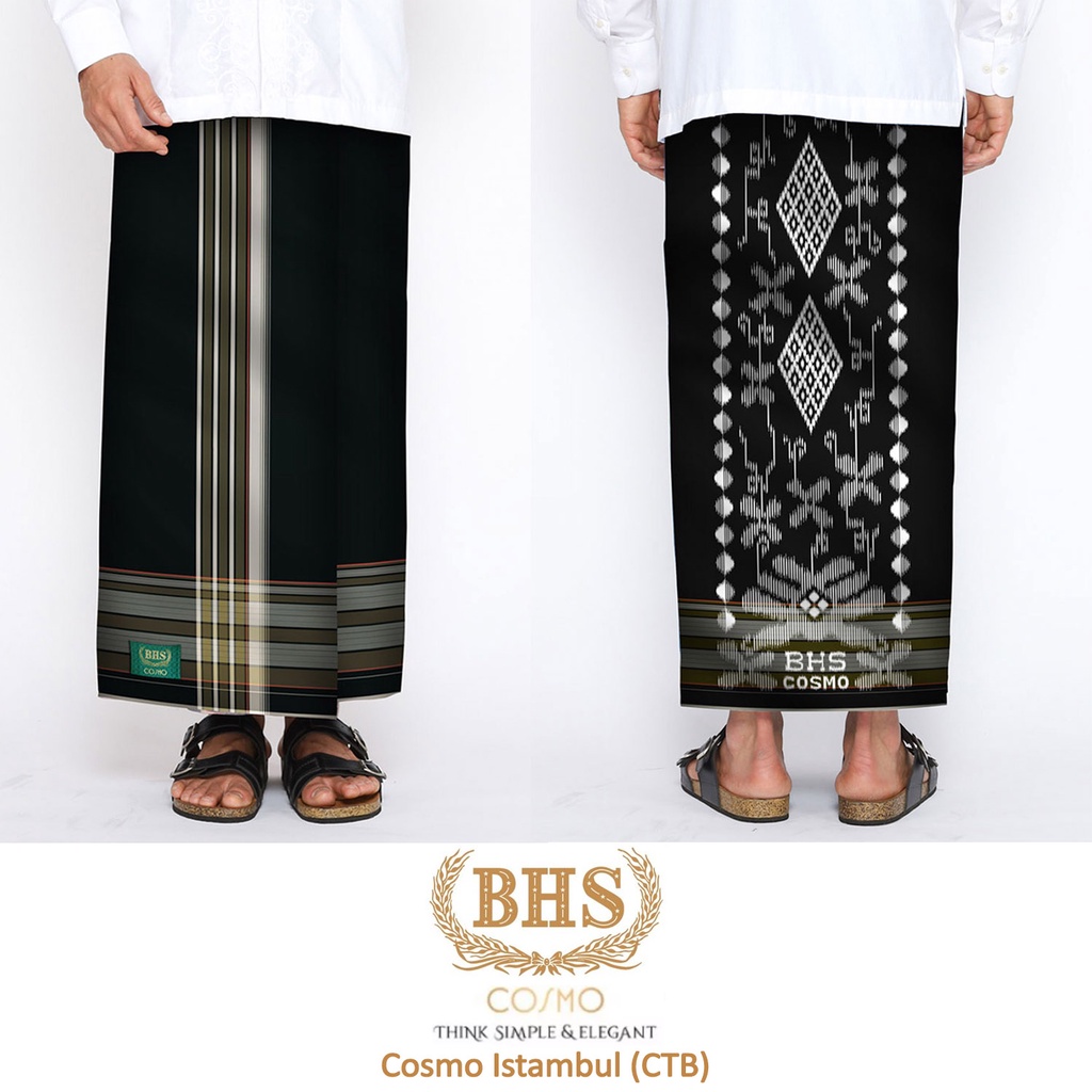 Sarung BHS Cosmo Silver Motif Istambul (CTB) Aneka Warna