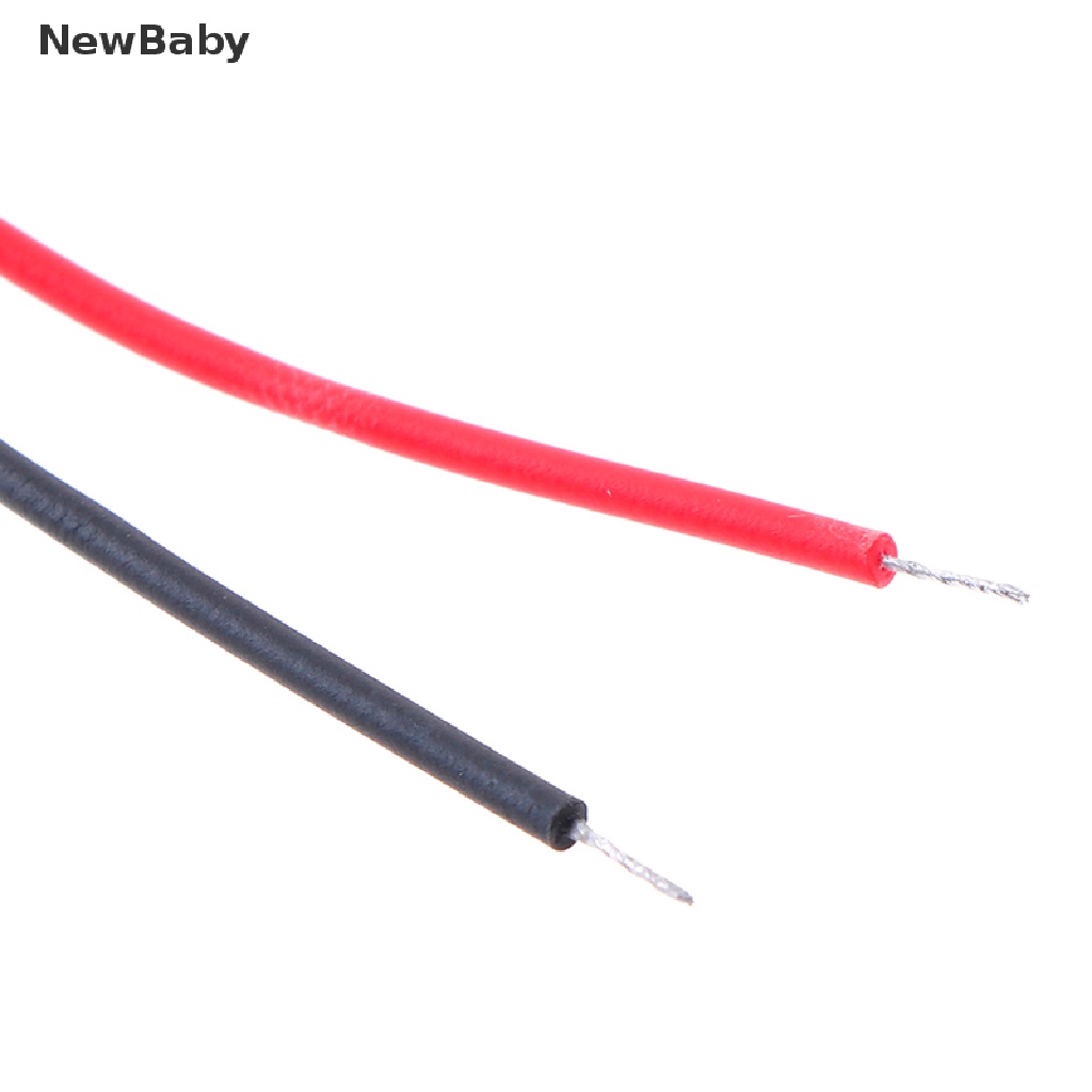 Newbaby 20pcs Konektor Kabel plug jst 2 Pin male female 22 awg Untuk Baterai rc