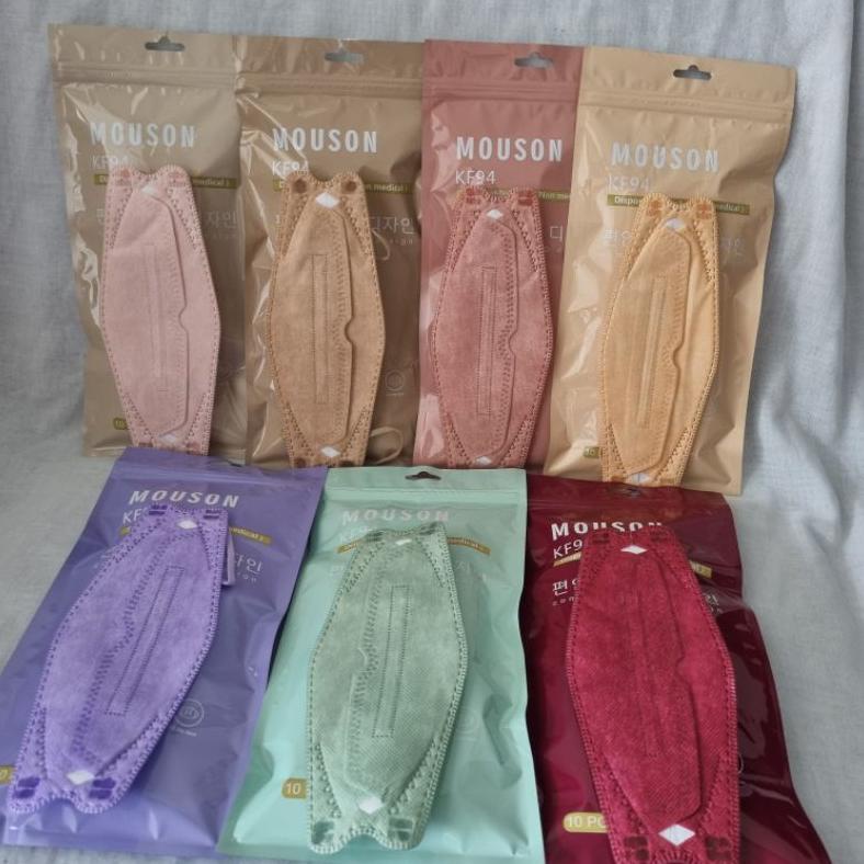 KF 94 MOUSON WARNA 4PLY TERBARU MASKER KF 94 KOREA (TALI SENADA) KF94 MOUSON POPULER