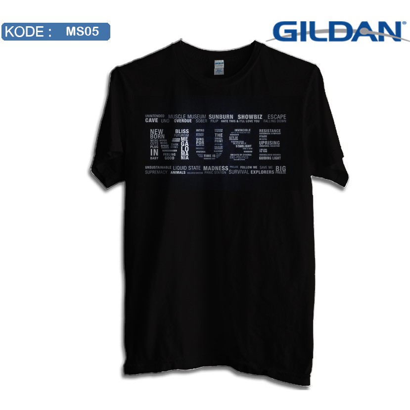 Kaos muse band original gildan softstyle ms05