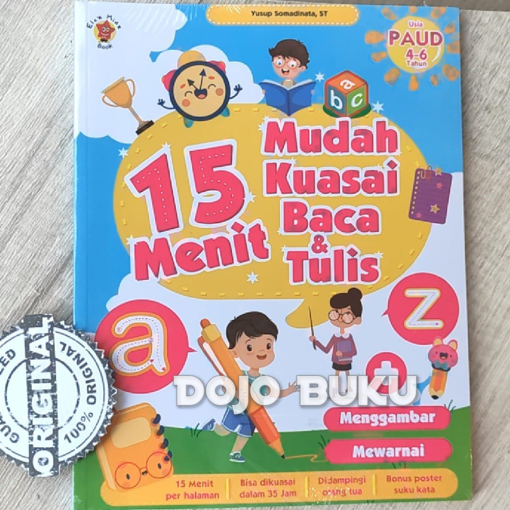 Buku 15 Menit Mudah Kuasai Baca Tulis by Yusup Somadinata