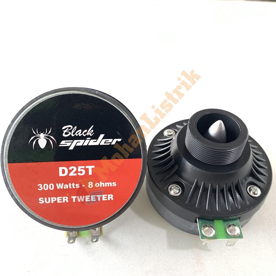 TWEETER TWITER BLACK SPIDER D25T 300WATT SUPER TUITER BLACKSPIDER D 25 T 300W