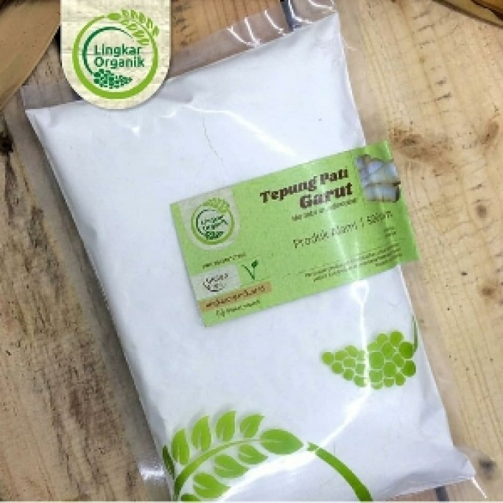 

Tepung Lingkar Organik Pati Garut 500g