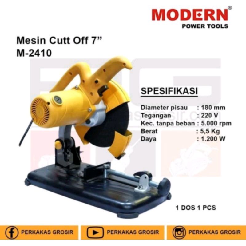 CUT OFFMODERN 7 INCH CUTTING WHEEL MESIN POTONG BESI 7"