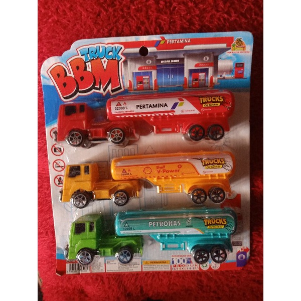 Mainan Truk Tangki mainan anak laki-laki
