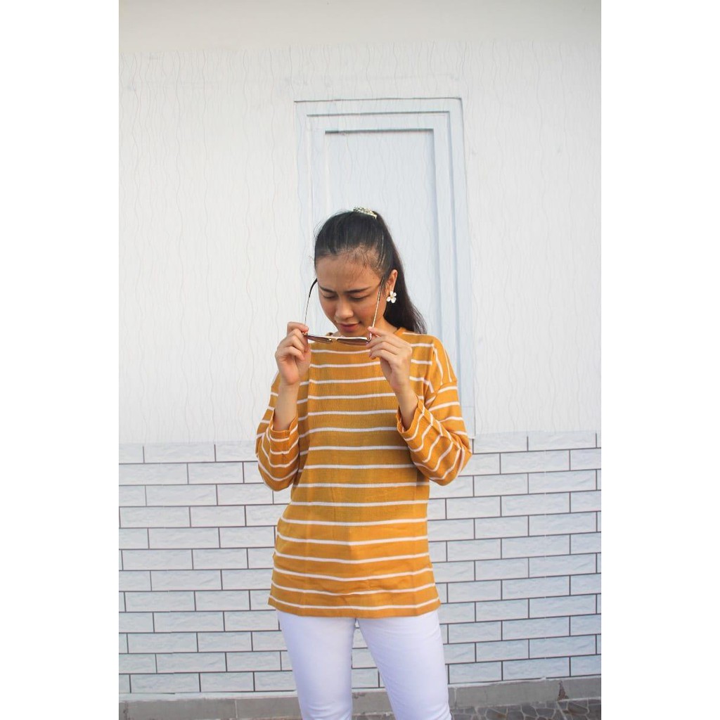 Knit stripe bigger / aatasan rajut stripe fs