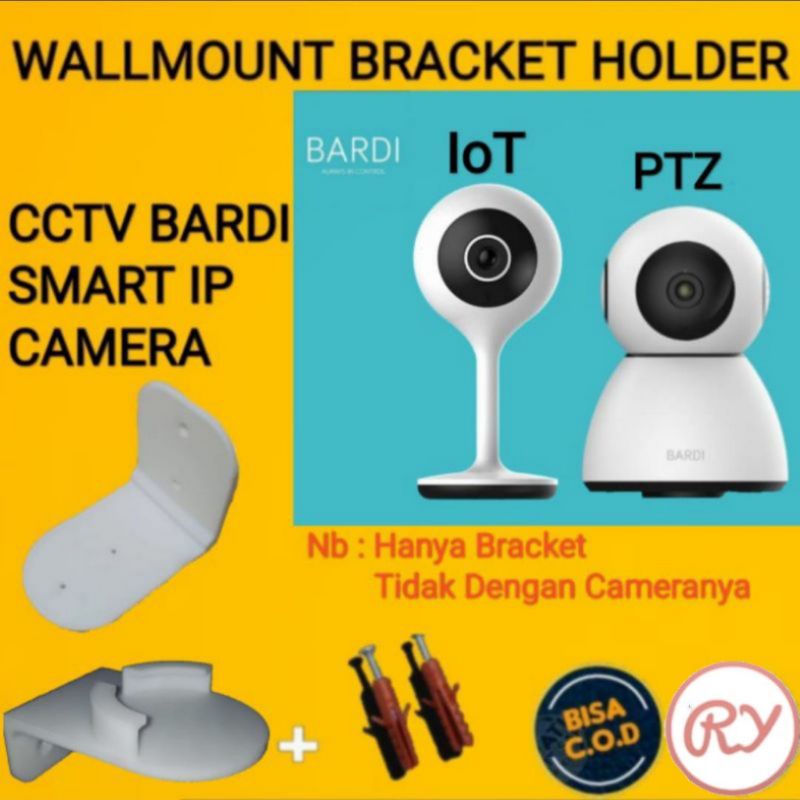 BARDI Smart Indoor Camera PTZ IP 1080HD CCTV Wifi Iot Bracket Breket Holder Mounting Wallmount