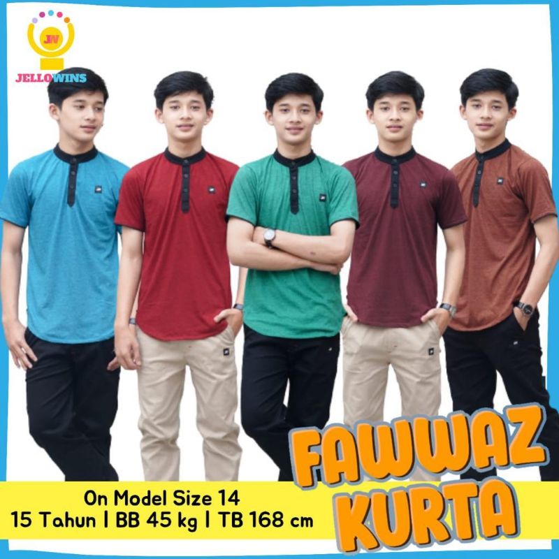 SET FAWWAZ KURTA BY JELLOWINS SIZE 6-14
