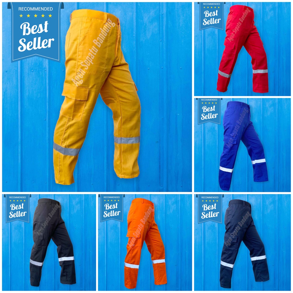 AGEN Celana Kerja Skotlet Wearpack Safety / Celana Proyek Model PDL / Celana 13 Warna terlengkap