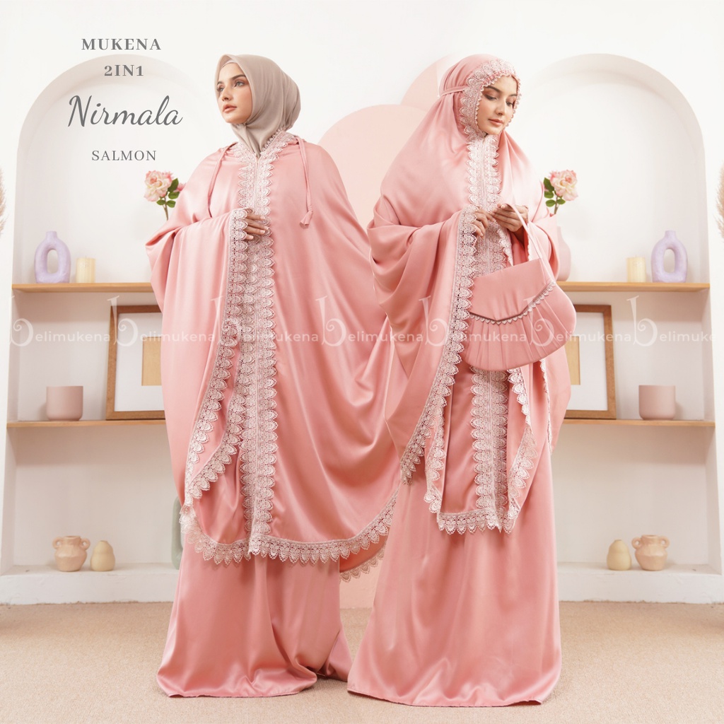 Mukena Dewasa 2in1 Nirmala Silk Premium