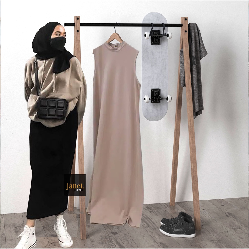 (BISA COD) INNER DRESS TANPA LENGAN/INNER SPAN/INNER SPAN BUSUI/NONBUSUI/INNER SPAN DRESS