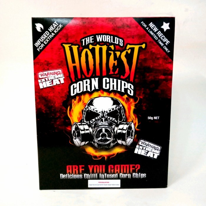 

THE WORLD'S HOTTEST CORN CHIPS 50 GR