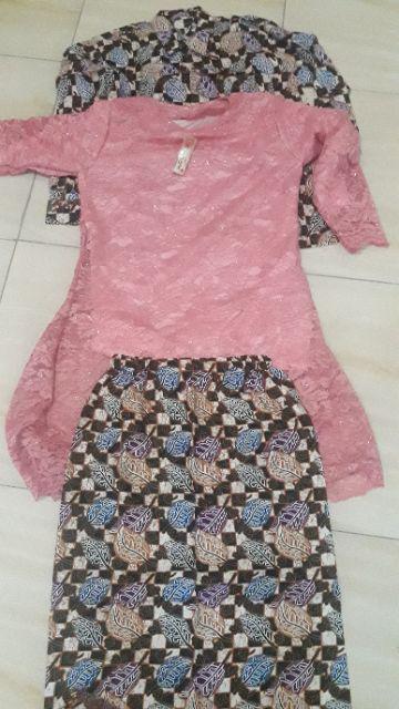 Maura Couple - Sania Ruffle Batik Couple Ori Ndoro Jowi Dnt Garansi Termurah Shopee - Kebaya Batik