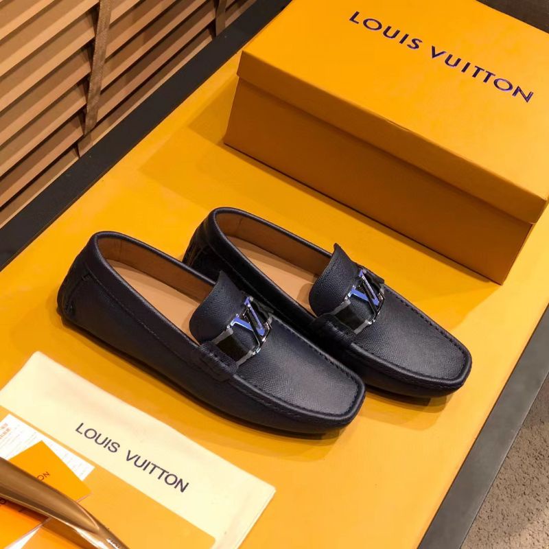 sepatu loafer lv pria vip mirror shoes men slip on cowok lou is vuitton