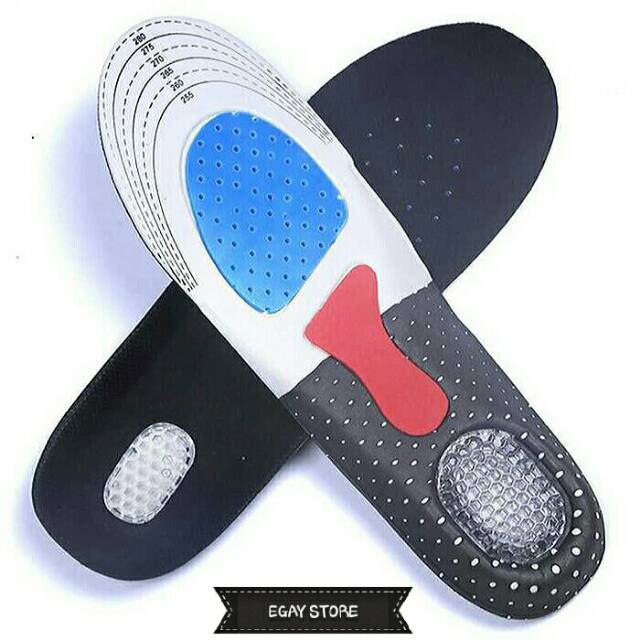 Shoe Pad Silicone Alas Kaki Empuk Gel Insole Sepatu Sneakers Original High Quality